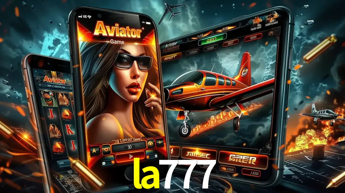 O popular jogo de apostas Aviator exibido em vários celulares e tablets, mostrando a interface emocionante e a ação de voo disponíveis para jogar agora no la777.